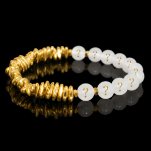 DUET bracelet, custom design (silver/gold)