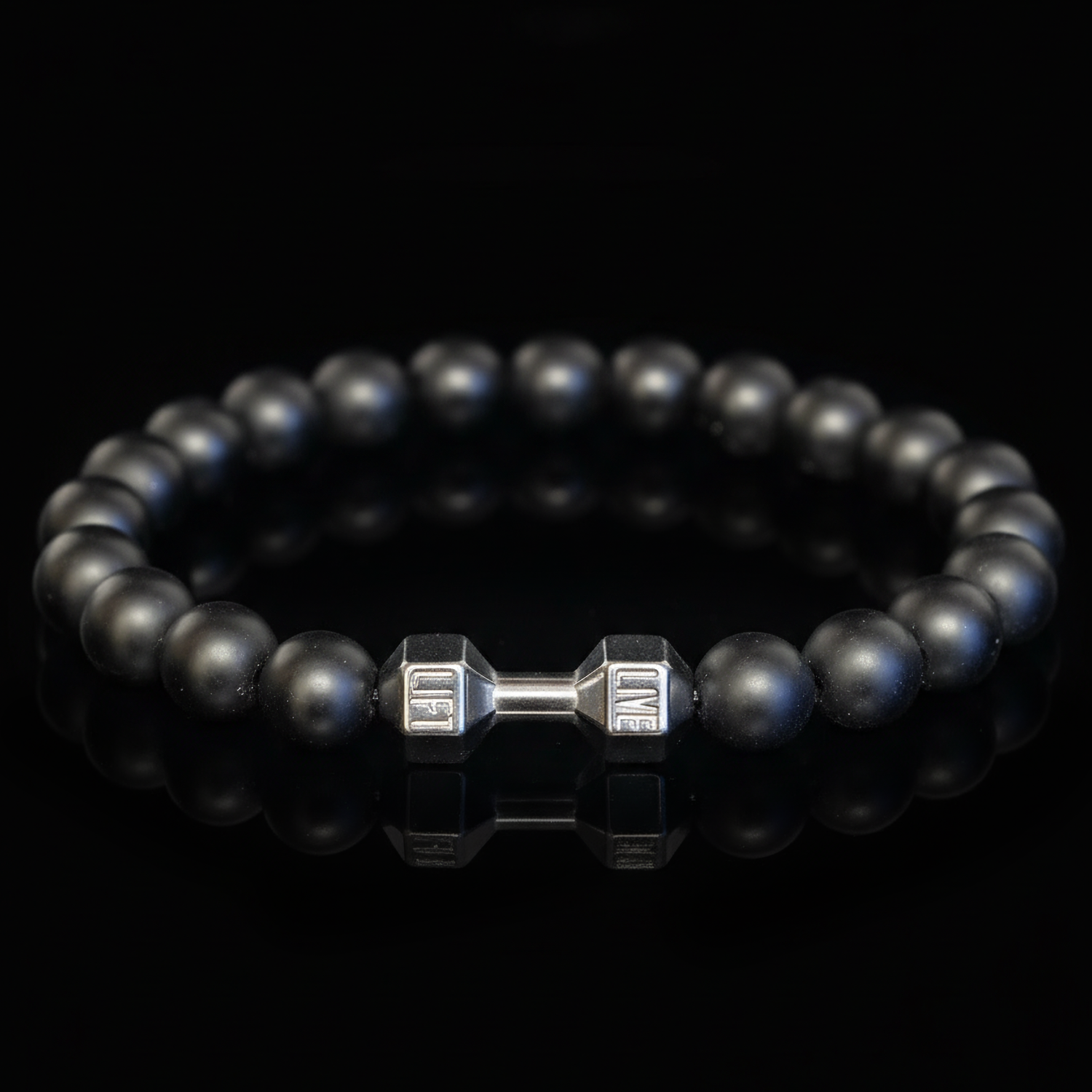 shungite stone dumbbell